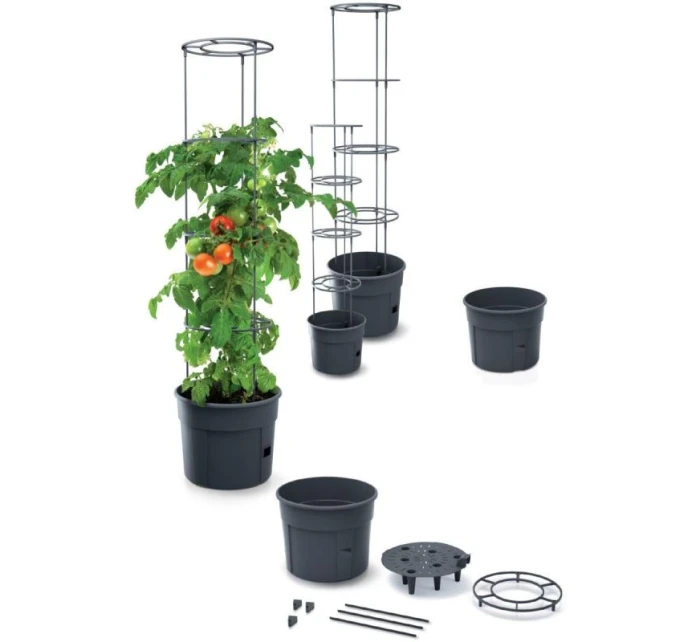 KVETINÁČ NA SADENIE PARADAJOK S REBRÍKOM S OBJEMOM 12 L
