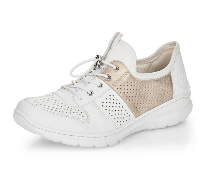 Pohodlná poltopánka Rieker W L3254-80 biela