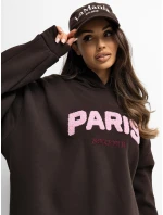 Bluza RV BL model 21777643 ciemny brązowy - FPrice Bluza RV BL model 21777643 ciemny brązowy - FPrice