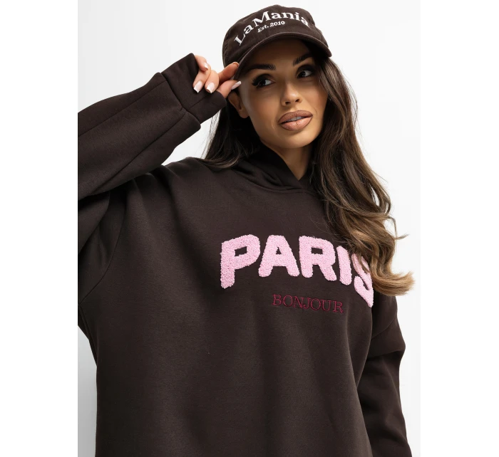 Bluza RV BL model 21777643 ciemny brązowy - FPrice Bluza RV BL model 21777643 ciemny brązowy - FPrice