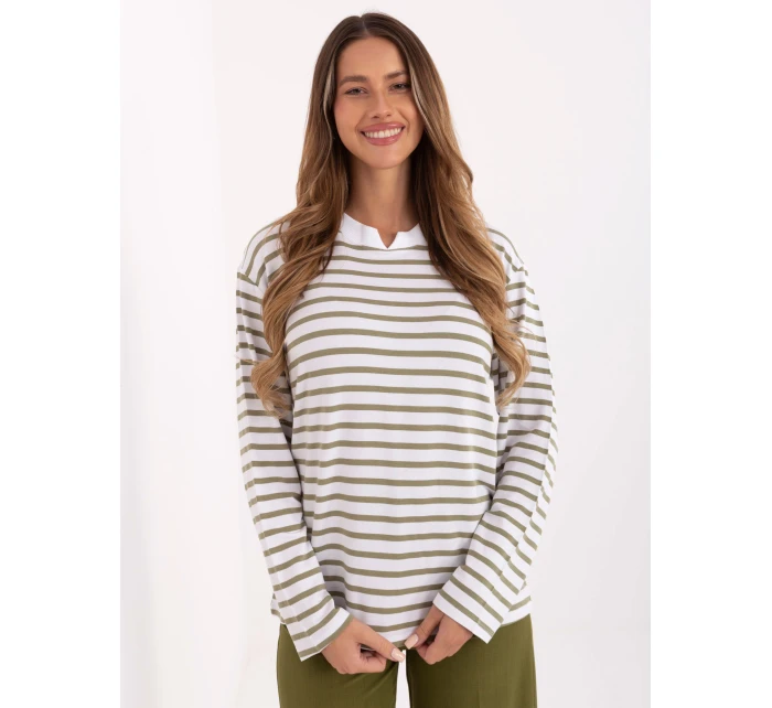 Blúzka RV BZ A895.24 olivovo zelená Blúzka RV BZ A895.24 olivovo zelená