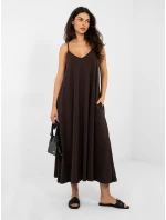 RV SK šaty A1088.29 tmavohnedé