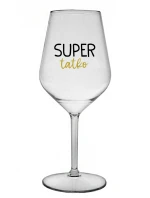SUPER DAD - priehľadný nerozbitný pohár na víno 470 ml