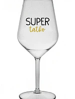 SUPER DAD - priehľadný nerozbitný pohár na víno 470 ml