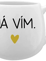 VIEM - biely keramický hrnček 300 ml