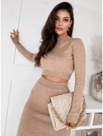 Dámsky set 2 v 1 ALLURE camel FashionStreet AY0962