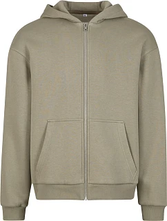 BY Pánská mikina s kapucí z těžké bavlny "Fluffy" 56.0 pale olive model 22469755 - Build your Brand