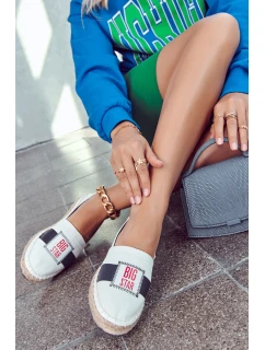 Dámské slipon espadrilky Big Star model 21580397 bílá a tmavě modrá - Big Star Shoes