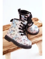 Dziecięce Botki Brokatowe We Wzory Wielokolorowe Reggie Dziecięce Botki Brokatowe We Wzory Wielokolorowe Reggie