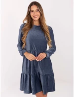 Sukienka model 21399591 ciemny niebieski - FPrice Sukienka model 21399591 ciemny niebieski - FPrice