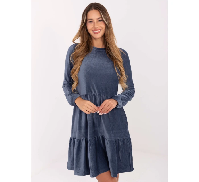 Sukienka model 21399591 ciemny niebieski - FPrice Sukienka model 21399591 ciemny niebieski - FPrice