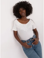 Bluzka PM BZ model 19529596 ecru - FPrice Bluzka PM BZ model 19529596 ecru - FPrice