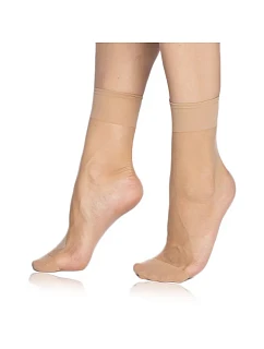 Dámske hodvábne ponožky FLY SOCKS 15 DEN Almond - BELLINDA