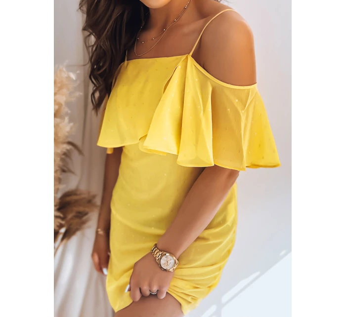 Šaty žluté Dstreet model 21969142 - FashionStreet Šaty žluté Dstreet model 21969142 - FashionStreet