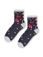 Dámské vánoční ponožky model 21327638 3540 - Steven Dámské vánoční ponožky model 21327638 3540 - Steven