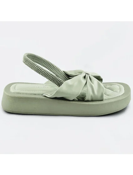 Zelené sandále na platforme (CM-58)
