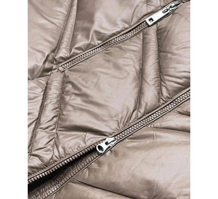 Dámska prechodná ťavia bunda s kapucňou (H-97)