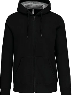 K 444 Mikina s kapucí z těžké bavlny model 22509246 black - Kariban