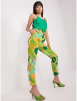 Spodnie DHJ SP model 18650909 zielony - FPrice Spodnie DHJ SP model 18650909 zielony - FPrice