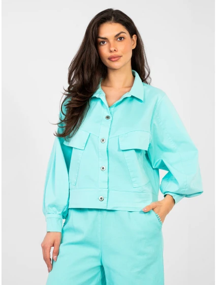 IT KR bunda FL10071.50 tyrkysová