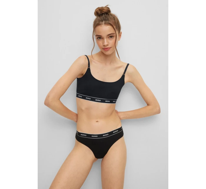 Dámska športová podprsenka BOSS s prúžkami 50469659-001 - HUGO Dámska športová podprsenka BOSS s prúžkami 50469659-001 - HUGO