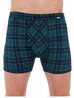 Pánske tmavozeleno-modré boxerky Cornette Prime 904/121 - Cornette