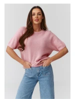 Sveter s krátkym rukávom model 224079 Makadamia Sveter s krátkym rukávom model 224079 Makadamia