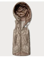 Tenké bez rukávov s kontrastným lemovaním Goodlookin beige (B8583-12)