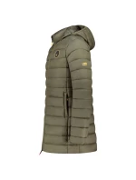 Geographical Norway Pánska bunda AMIGOMAP LONG HOOD DB KAKI MEN 233 KAKI (WZ5087H/GN-KAKI)