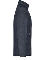 JN Pánská pletená fleecová bunda 02.0 dark grey model 22489551 - Daiber JN Pánská pletená fleecová bunda 02.0 dark grey model 22489551 - Daiber