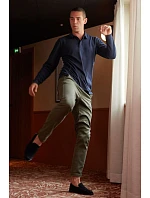 LSL Men Pánské těžké piqué polo s dlouhým rukávem night blue model 22442411 - NEOBLU LSL Men Pánské těžké piqué polo s dlouhým rukávem night blue model 22442411 - NEOBLU