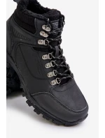 Ocieplane Buty Trekkingowe Męskie Czarne Loreinae