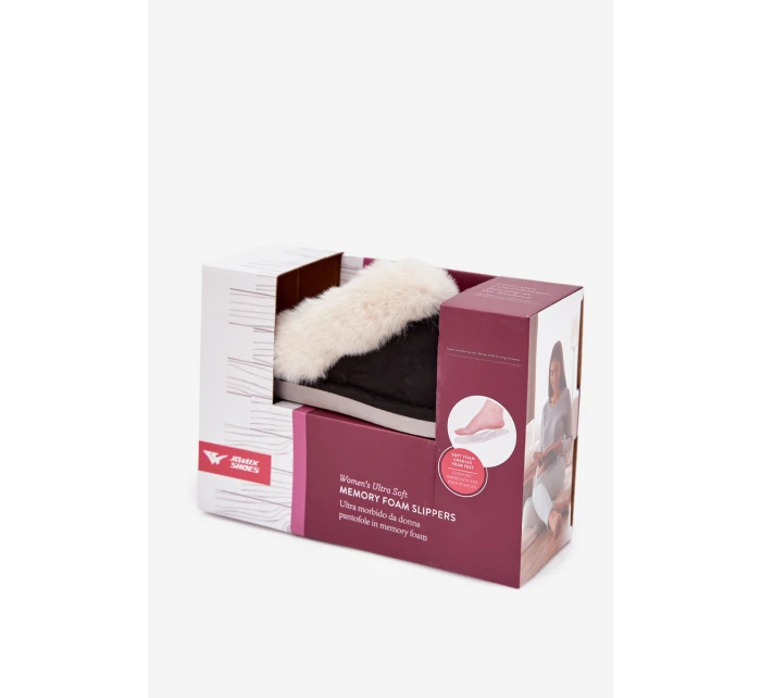 Dámské pantofle s kožíškem Černé Zanelia Dámské pantofle s kožíškem Černé Zanelia