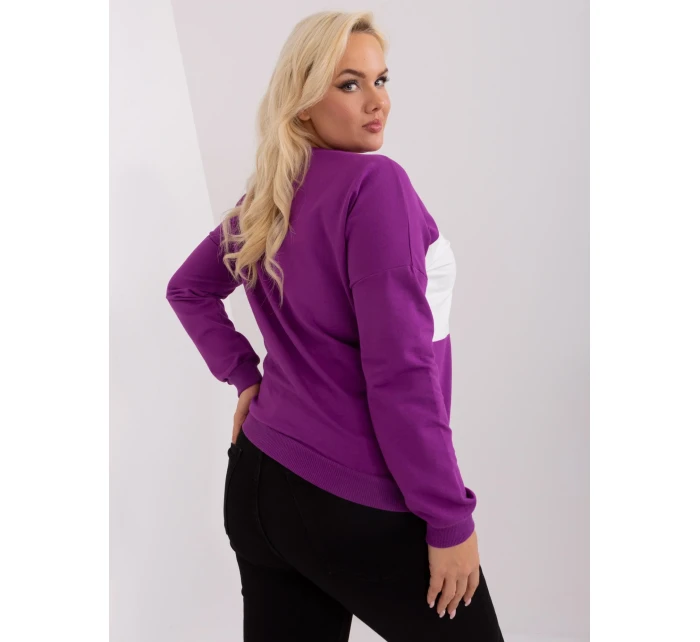 Bluzka RV BZ model 19154317 fioletowy - FPrice Bluzka RV BZ model 19154317 fioletowy - FPrice