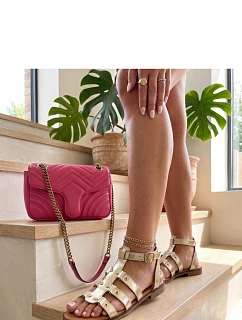 Sandály model 22305669 zlaté - Solea