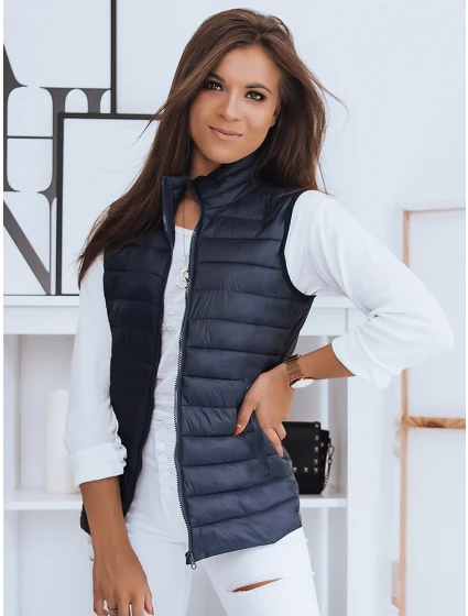 Dámská tmavě modrá vesta Dstreet model 21965693 - FashionStreet
