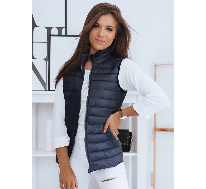 Dámská tmavě modrá vesta Dstreet model 21965693 - FashionStreet