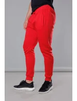 Červené pánske teplákové nohavice (68XW01-18)