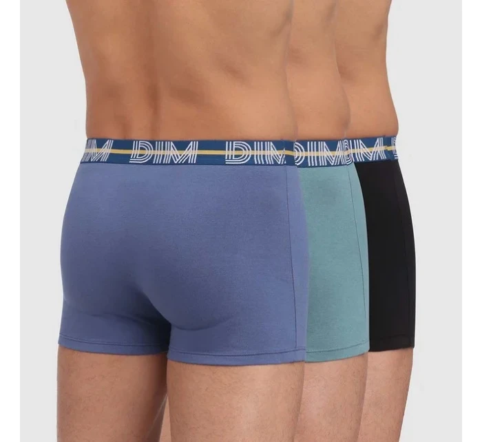 Pánske boxerky 3 ks DIM POWERFUL Boxers 3x - DIM - svetlo modrá