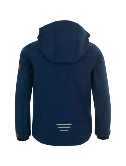 Dětská softshellová bunda Jacket  yellow softshell navy model 21363701 - Trollkids