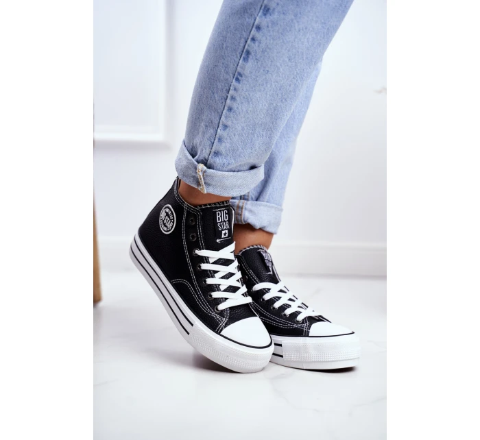 Trampki Damskie Big Star Czarne GG274012