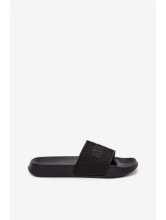 Klapki Męskie Na Piankowej Podeszwie Big Star SS174356 Czarne