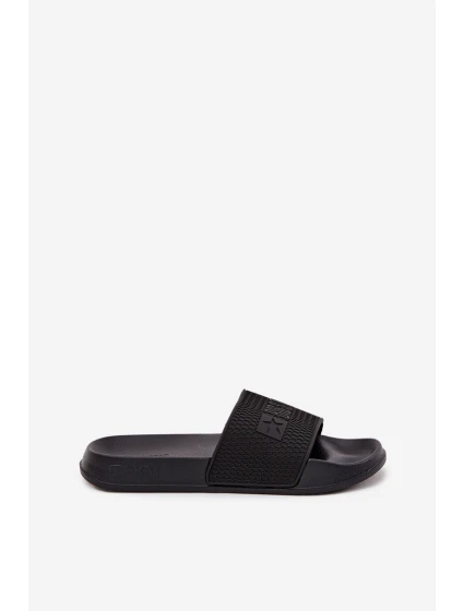 Klapki Męskie Na Piankowej Podeszwie Big Star SS174356 Czarne