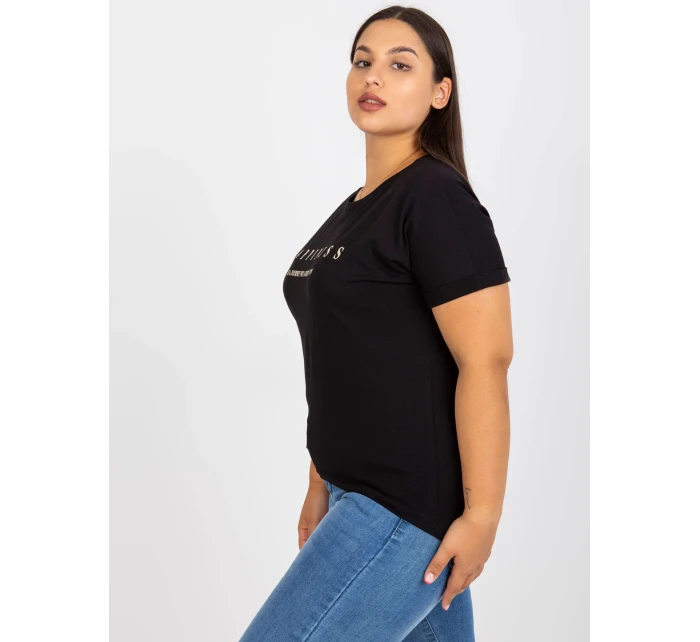 Tričko RV TS 7776.02P čierna Tričko RV TS 7776.02P čierna