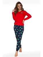 DÁMSKE PYŽAMO 671/419 VIANOČNÝ STROMČEK DÁMSKE PYŽAMO 671/419 VIANOČNÝ STROMČEK