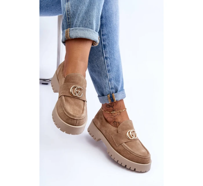 Poltopánky na podpätku model 186417 Step in style