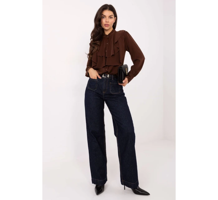 Košeľa s dlhým rukávom model 220563 Rue Paris