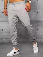 Pánské světle šedé teplákové kalhoty Dstreet model 21963055 - FashionStreet Pánské světle šedé teplákové kalhoty Dstreet model 21963055 - FashionStreet