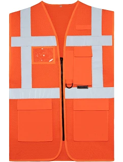 – Larisa Multifunkční síťovaná vesta hi vis orange model 22451856 - Korntex