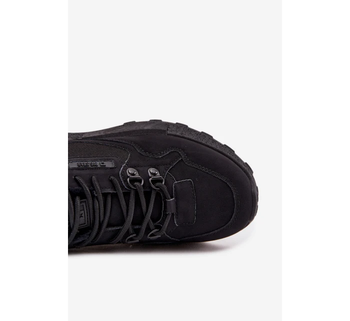 Pánská sportovní obuv s izolací model 21711501 HIPOLY SYSTEM Černá - Big Star Shoes Pánská sportovní obuv s izolací model 21711501 HIPOLY SYSTEM Černá - Big Star Shoes